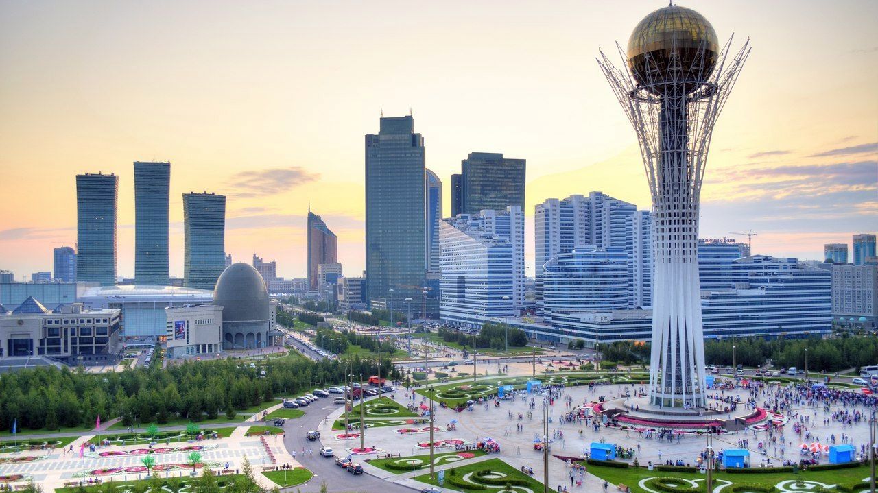 Городской пейзаж Казахстана